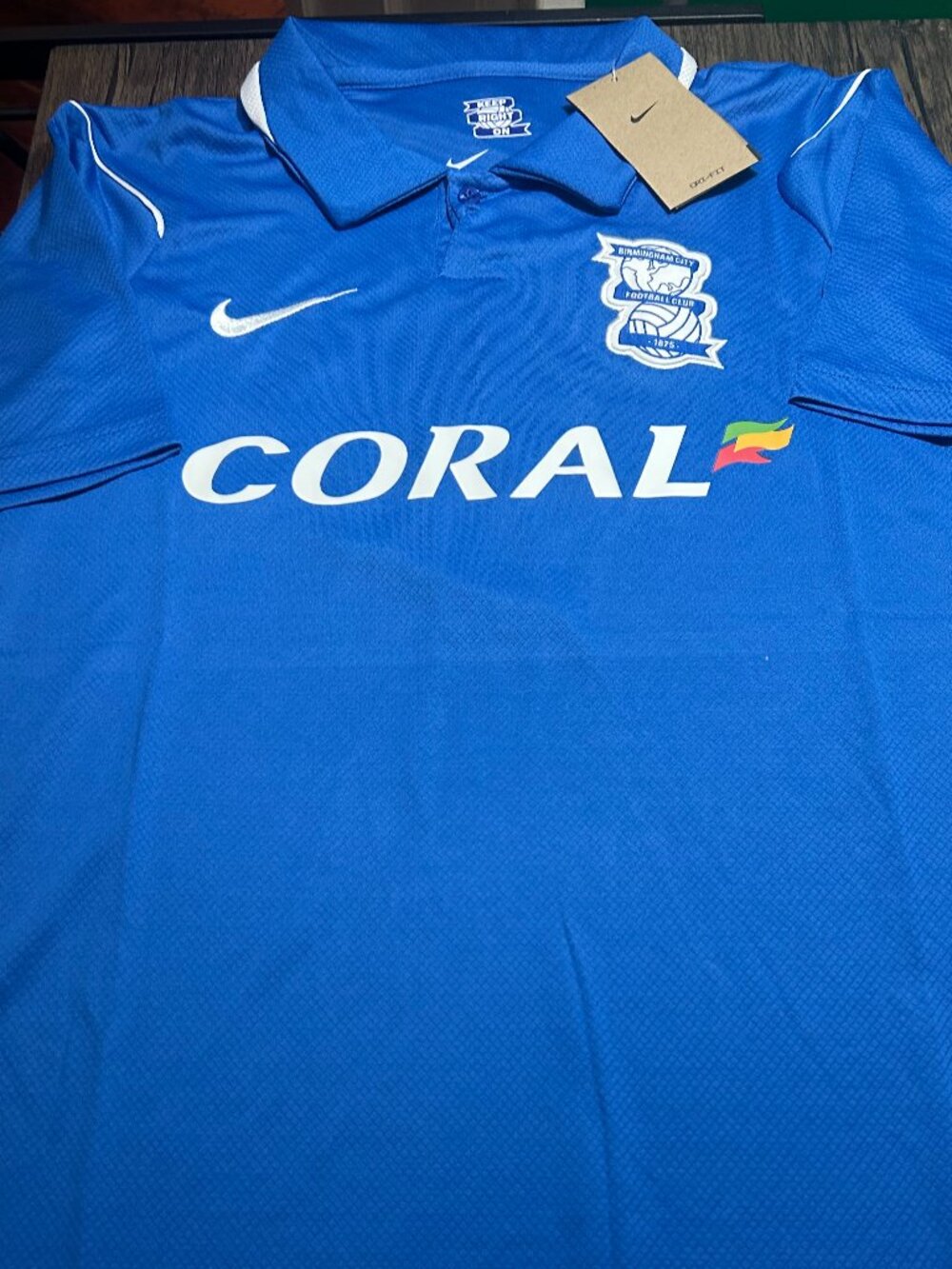 ENGLAND Premier League BIRMINGHAM CITY Men's JERSEY Sz M,L,XL,2XL by Nike
